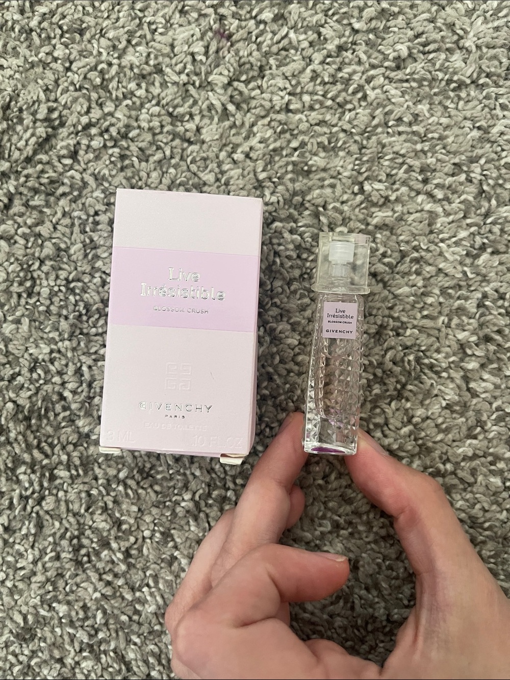 Givenchy Live Irresistible Blossom Crush - Light Pink Bottle & Box